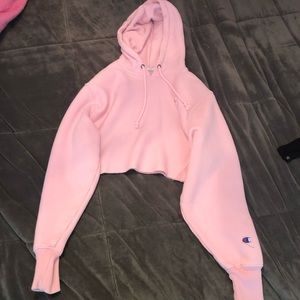 champion crop sweater